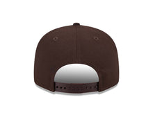 Load image into Gallery viewer, San Diego Padres New Era MLB 9FIFTY 950 Snapback Cap Hat Brown Crown/Visor Team Color Logo (State Outline)

