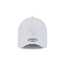 Load image into Gallery viewer, New York Yankees New Era MLB 9FORTY 940 Adjustable A-Frame Cap Hat White Crown/Visor White Logo Gray UV
