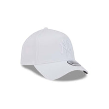 Load image into Gallery viewer, New York Yankees New Era MLB 9FORTY 940 Adjustable A-Frame Cap Hat White Crown/Visor White Logo Gray UV
