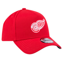 Load image into Gallery viewer, Detroit Red Wings New Era NHL 9FORTY 940 Adjustable A-Frame Cap Hat Red Crown/Visor Team Color Logo
