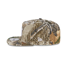 Load image into Gallery viewer, New York Yankees New Era MLB 9FIFTY 950 Snapback A-Frame Cap Hat Real Tree Edge Camo Crown/Visor White Logo
