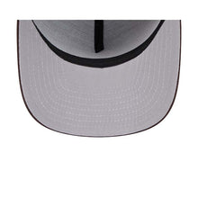 Load image into Gallery viewer, San Diego Padres New Era MLB 9FIFTY 950 Snapback A-Frame Cap Hat Brown Crown/Visor Yellow Logo
