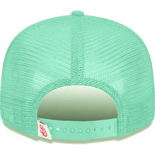 Load image into Gallery viewer, (City Connect) San Diego Padres New Era MLB 9FIFTY 950 Snapback Trucker/Mesh Cap Hat Teal Crown/Visor Magenta Logo
