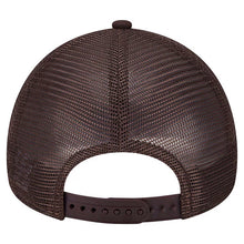 Load image into Gallery viewer, San Diego Padres New Era MLB 9FORTY 940 Adjustable A-Frame Mesh/Trucker Cap Hat Brown Crown/Visor Brown Logo
