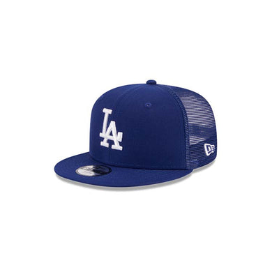 (Youth) Los Angeles Dodgers New Era MLB 9FIFTY 950 Snapback Mesh/Trucker Kid Cap Hat Royal Blue Crown/Visor White Logo