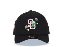 Load image into Gallery viewer, San Diego Padres New Era MLB 9FORTY 940 Adjustable A-Frame Cap Hat Black Crown/Visor White/Pink With Rose Logo 2016 All-Star Game Side Patch Gray UV
