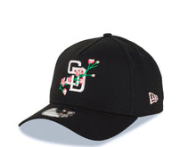Load image into Gallery viewer, San Diego Padres New Era MLB 9FORTY 940 Adjustable A-Frame Cap Hat Black Crown/Visor White/Pink With Rose Logo 2016 All-Star Game Side Patch Gray UV
