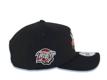 Load image into Gallery viewer, New York Yankees New Era MLB 9FORTY 940 Adjustable A-Frame Cap Hat Black Crown/Visor White/Red With Rose Logo 1998 World Series Side Patch Gray UV
