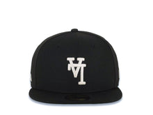 Load image into Gallery viewer, Los Angeles Dodgers New Era MLB 59FIFTY 5950 Fitted Cap Hat Black Crown/Visor White Upside Down Logo Batterman Batty Side Patch Green UV

