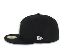 Load image into Gallery viewer, Los Angeles Dodgers New Era MLB 59FIFTY 5950 Fitted Cap Hat Black Crown/Visor White Upside Down Logo Batterman Batty Side Patch Green UV
