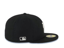 Load image into Gallery viewer, Los Angeles Dodgers New Era MLB 59FIFTY 5950 Fitted Cap Hat Black Crown/Visor White Upside Down Logo Batterman Batty Side Patch Green UV
