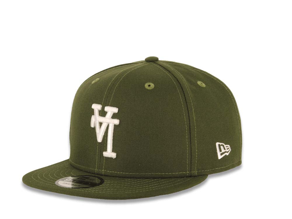 Los Angeles Dodgers New Era MLB 9FIFTY 950 Snapback Cap Hat Olive