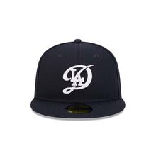 Load image into Gallery viewer, Los Angeles Dodgers New Era MLB 59FIFTY 5950 Fitted Cap Hat Navy Blue Crown/Visor White Logo (2024 City Connect)
