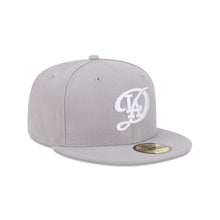 Load image into Gallery viewer, Los Angeles Dodgers New Era MLB 59FIFTY 5950 Fitted Cap Hat Gray Crown/Visor White Logo (2024 City Connect)
