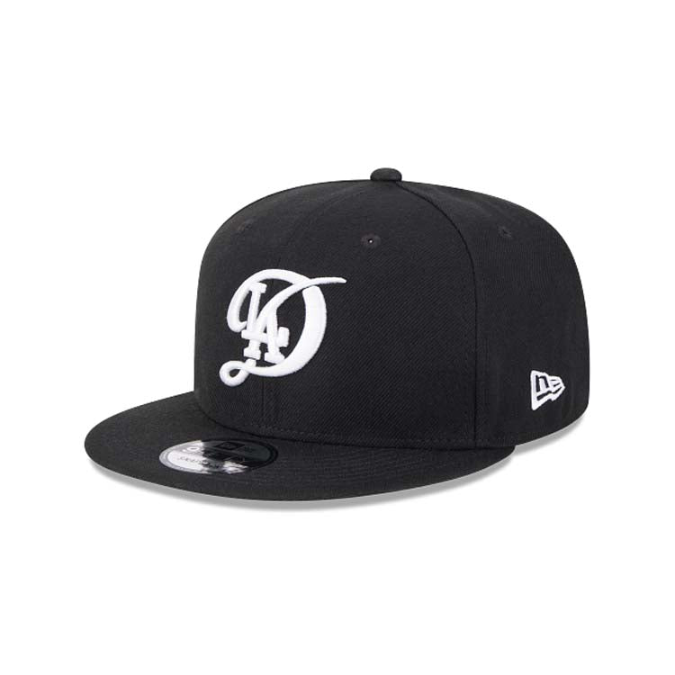 Los Angeles Dodgers New Era MLB 9FIFTY 950 Snapback Cap Hat Black Crown/Visor White Logo (2024 City Connect)