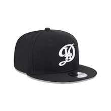 Load image into Gallery viewer, Los Angeles Dodgers New Era MLB 9FIFTY 950 Snapback Cap Hat Black Crown/Visor White Logo (2024 City Connect)
