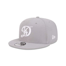 Load image into Gallery viewer, Los Angeles Dodgers New Era MLB 9FIFTY 950 Snapback Cap Hat Gray Crown/Visor White Logo (2024 City Connect)
