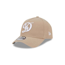 Load image into Gallery viewer, Los Angeles Dodgers New Era MLB 9FORTY 940 Adjustable A-Frame Cap Hat Khaki Crown/Visor White Logo (2024 City Connect)
