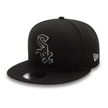 Load image into Gallery viewer, Chicago White Sox New Era MLB 9FIFTY 950 Snapback Cap Hat Black Crown/Visor Black/White Logo 2017 World Series Side Patch Gray UV
