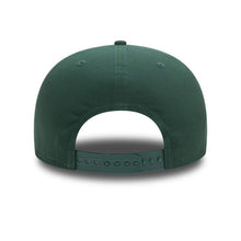 Load image into Gallery viewer, Los Angeles Dodgers New Era MLB 9FIFTY 950 Snapback Cap Hat Dark Green Crown/Visor Wheat/Dark Brown/Black Text Logo 100th Anniversary Wordmark Side Patch
