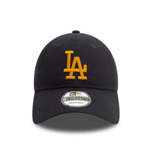 Load image into Gallery viewer, Los Angeles Dodgers New Era MLB 9TWENTY 920 Adjustable Cap Hat Dark Navy Crown/Visor Yellow Logo
