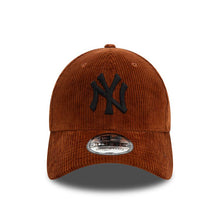 Load image into Gallery viewer, (Corduroy) New York Yankees New Era MLB 39THIRTY 3930 Flexfit Cap Hat Dark Orange Crown/Visor Black Logo
