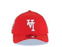 Load image into Gallery viewer, Los Angeles Dodgers New Era MLB 9FORTY 940 Adjustable A-Frame Cap Hat Red Crown/Visor White Upside Down Logo 40th Anniversary Side Patch Gray UV
