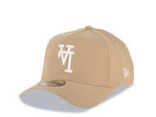 Load image into Gallery viewer, Los Angeles Dodgers New Era MLB 9FORTY 940 Adjustable A-Frame Cap Hat Khaki Crown/Visor White Upside Down Logo 60th Stadium Side Patch Gray UV
