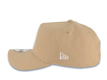 Load image into Gallery viewer, Los Angeles Dodgers New Era MLB 9FORTY 940 Adjustable A-Frame Cap Hat Khaki Crown/Visor White Upside Down Logo 60th Stadium Side Patch Gray UV
