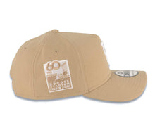 Load image into Gallery viewer, Los Angeles Dodgers New Era MLB 9FORTY 940 Adjustable A-Frame Cap Hat Khaki Crown/Visor White Upside Down Logo 60th Stadium Side Patch Gray UV
