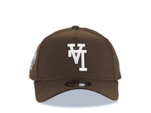 Load image into Gallery viewer, Los Angeles Dodgers New Era MLB 9FORTY 940 Adjustable A-Frame Cap Hat Brown Crown/Visor White Upside Down Logo Stadium Side Patch Gray UV
