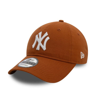New York Yankees New Era MLB 9TWENTY 920 Adjustable Cap Hat Dark Orange Crown/Visor White Logo