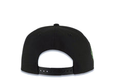 Load image into Gallery viewer, Los Angeles Dodgers New Era MLB 9FIFTY 950 Snapback Cap Hat Black Crown/Visor Metallic Gold/Red Logo With Rose World Series Side Patch
