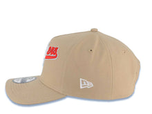 Load image into Gallery viewer, Los Angeles Dodgers New Era MLB 9FORTY 940 Adjustable A-Frame Cap Hat Khaki Crown/Visor Green/White/Red Script Logo Mexico Flag Side Patch Gray UV
