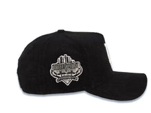 Load image into Gallery viewer, (Corduroy) Los Angeles Dodgers New Era MLB 9FORTY 940 Adjustable A-Frame Cap Hat Black Crown/Visor White Logo Stadium Side Patch Gray UV
