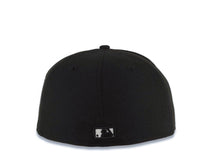 Load image into Gallery viewer, San Diego Padres New Era MLB 59FIFTY 5950 Fitted Cap Hat Black Crown/Visor White Logo With 1969 Major League Baseball Text/Script Writing
