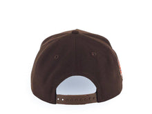 Load image into Gallery viewer, San Diego Padres New Era MLB 9FORTY 940 Adjustable A-Frame Cap Hat Brown Crown/Visor Orange Logo Stadium Side Patch Green UV
