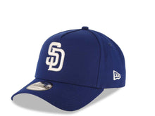 Load image into Gallery viewer, San Diego Padres New Era MLB 9FORTY 940 Adjustable A-Frame Cap Hat Royal Blue Crown/Visor White Logo 1984 World Series Side Patch Gray UV
