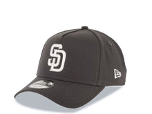 Load image into Gallery viewer, San Diego Padres New Era MLB 9FORTY 940 Adjustable A-Frame Cap Hat Gray Crown/Visor White Logo 1998 World Series Side Patch Gray UV
