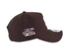 Load image into Gallery viewer, San Diego Padres New Era MLB 9FORTY 940 Adjustable A-Frame Cap Hat Brown Crown/Visor White Logo 1984 World Series Side Patch Gray UV
