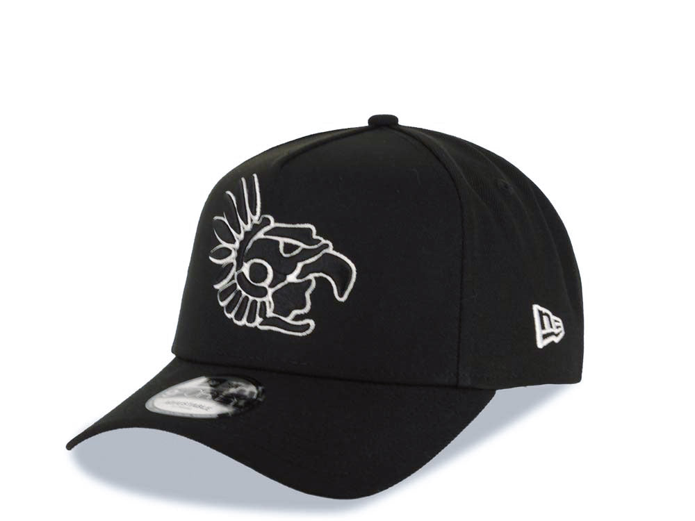 Mexico Aztec New Era 9FORTY 940 Adjustable A Frame Cap Hat Black