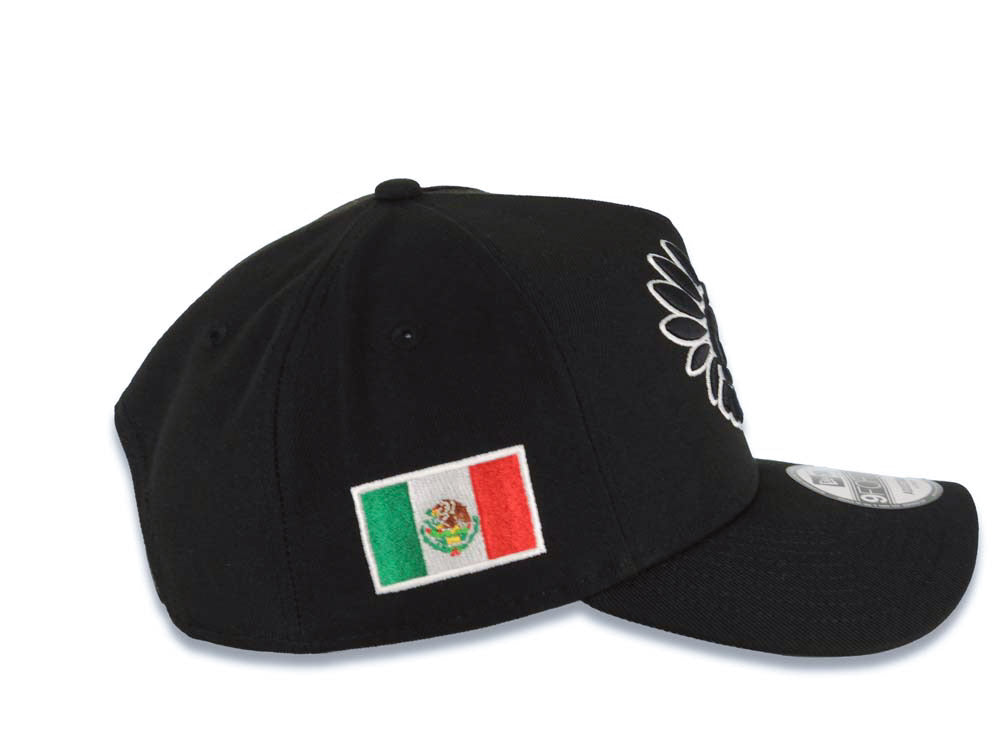 Mexico Aztec New Era 9FORTY 940 Adjustable A Frame Cap Hat Black
