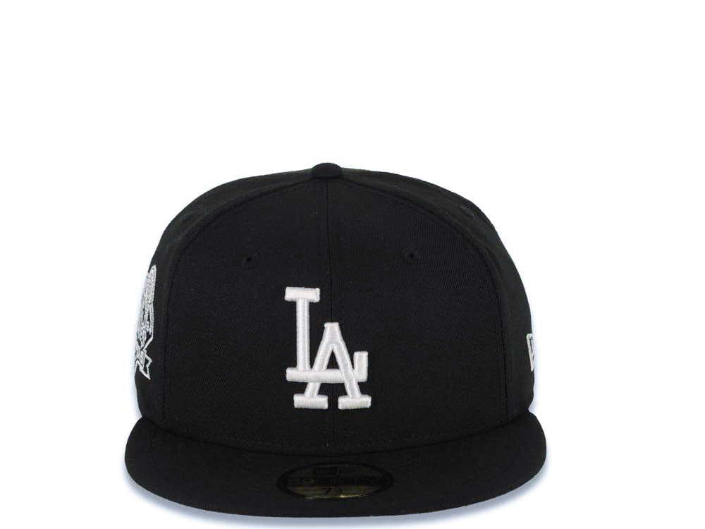 Los Angeles Dodgers New Era MLB 59FIFTY 5950 Fitted Cap Hat Black