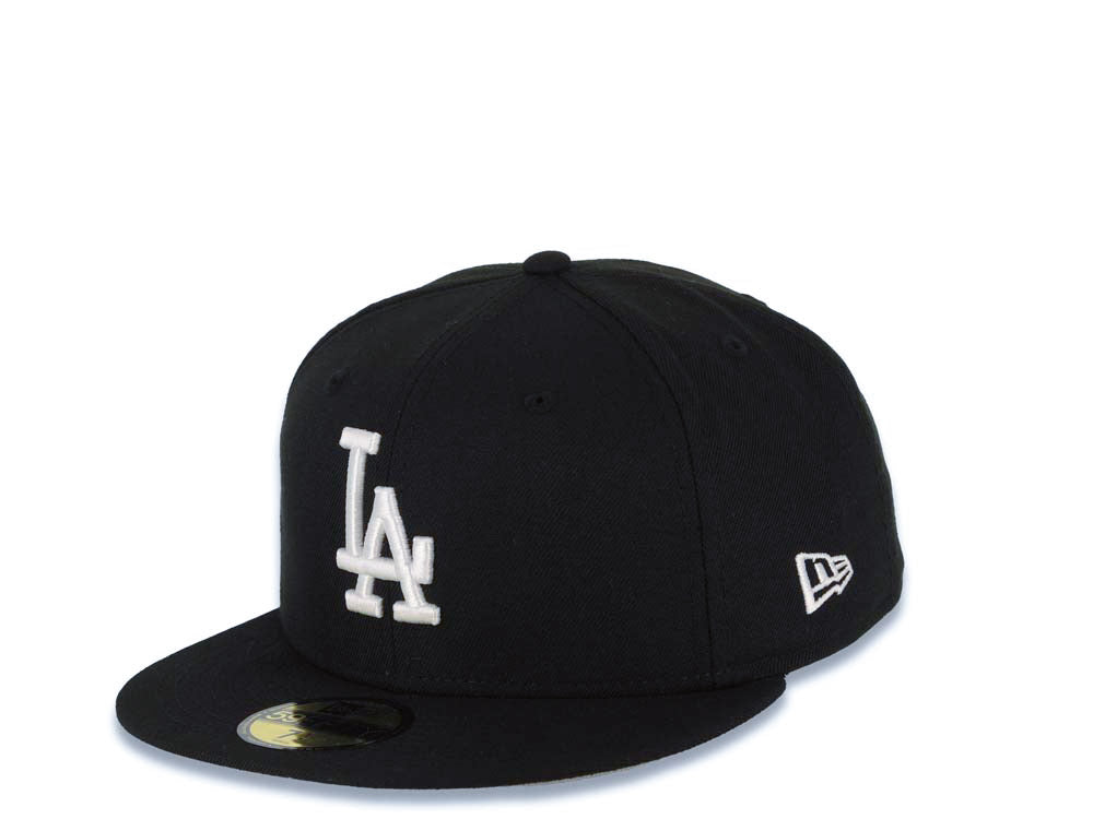Los Angeles Dodgers New Era MLB 59FIFTY 5950 Fitted Cap Hat Black