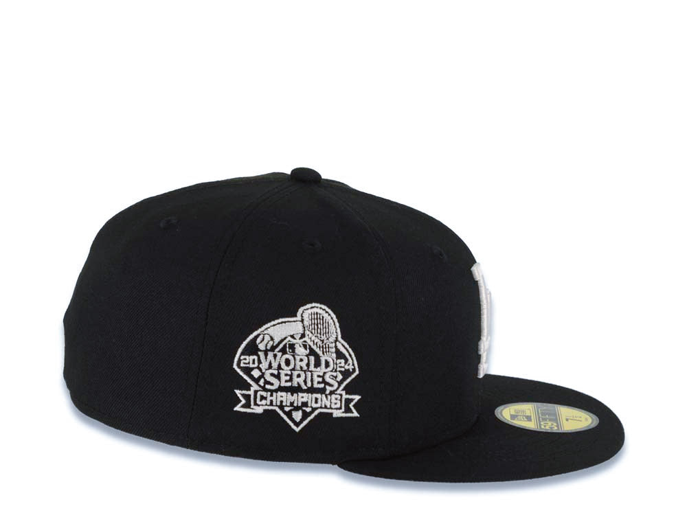 Los Angeles Dodgers New Era MLB 59FIFTY 5950 Fitted Cap Hat Black