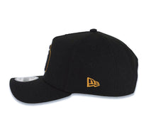 Load image into Gallery viewer, San Diego Padres New Era MLB 9FORTY 940 Adjustable A-Frame Cap Hat Black Crown/Visor Black/Tan Logo Petco Park Side Patch Tan UV
