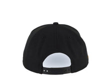 Load image into Gallery viewer, San Diego Padres New Era MLB 9FORTY 940 Adjustable A-Frame Cap Hat Black Crown/Visor Black/Tan Logo Petco Park Side Patch Tan UV
