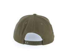 Load image into Gallery viewer, New York Yankees New Era MLB 9FORTY 940 Adjustable A-Frame Cap Hat Olive Green Crown/Visor White Logo 1998 World Series Side Patch
