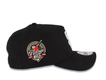 Load image into Gallery viewer, San Diego Padres New Era MLB 9FORTY 940 Adjustable A-Frame Cap Hat Black Crown/Visor White Logo With Rose 40th Anniversary Side Patch Red UV
