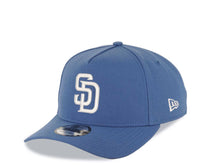 Load image into Gallery viewer, San Diego Padres New Era MLB 9FORTY 940 Adjustable A-Frame Cap Hat Blue Crown/Visor White Logo 10 Years Petcopark Side Patch
